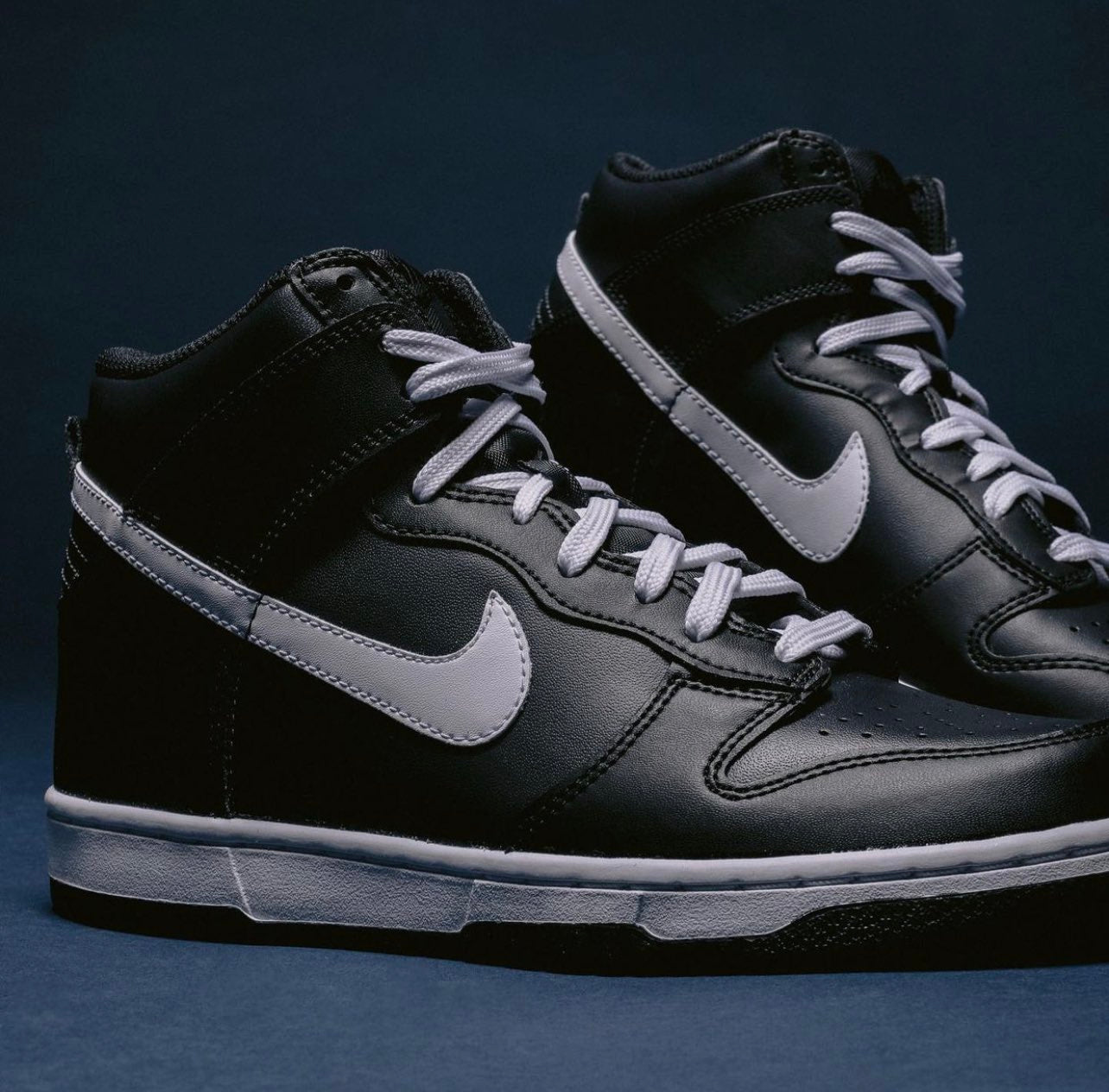 Nike Dunk High Black White (gs)