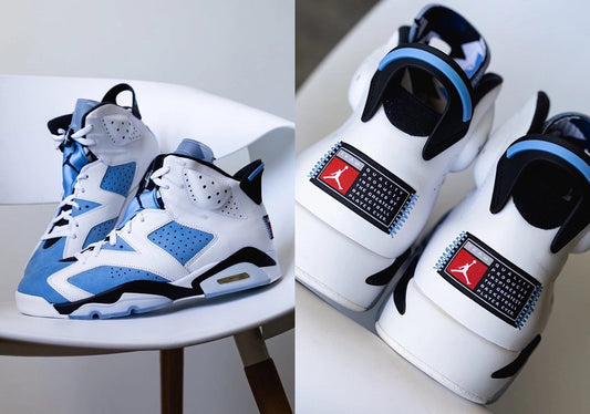 Air Jordan 6 Retro Unc White (gs)