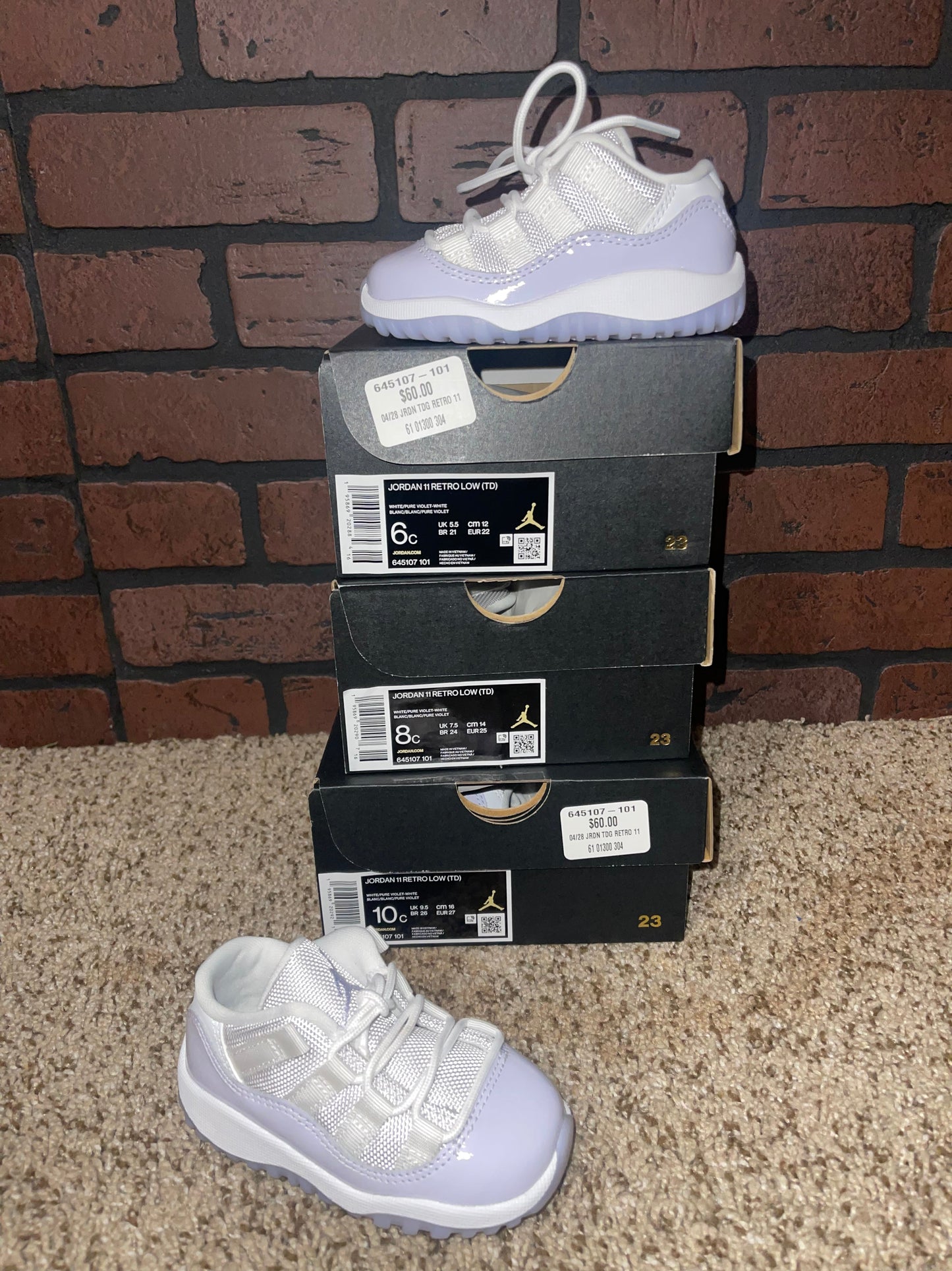 Air Jordan 11 Retro Low Pure Violet (td)